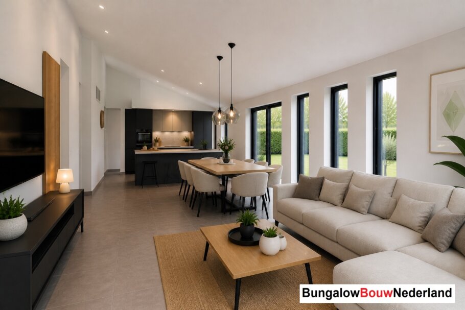 Interieur voorbeelden voor een levensloopbestendige bungalow LK-136