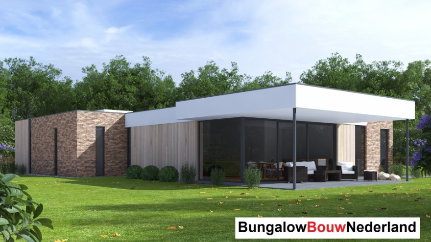 L type 164 Bungalowbouw in Nederland fraaie levensloopbestendige woningen  Staalframebouw Nederland