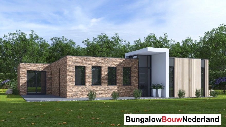 L type 164 Bungalowbouw in Nederland fraaie levensloopbestendige woningen  Staalframebouw Nederland