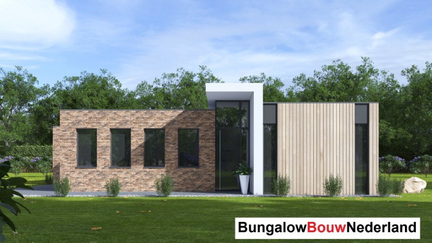 L type 164 Bungalowbouw in Nederland fraaie levensloopbestendige woningen  Staalframebouw Nederland