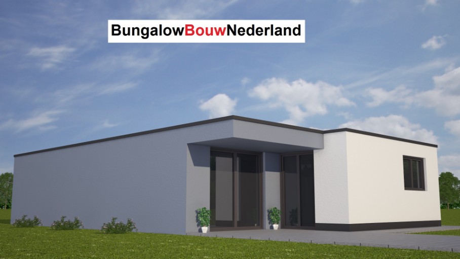 bugalow type L83 gelijkvloers met overdekt terras Bungalowbouwnederland.nl bugalow type L83 gelijkvloers met overdekt terras Bungalowbouwnederland.nl