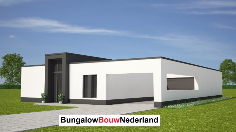 bungalow catalogus type L39 inpandige garage prefab ontwerp en bouw