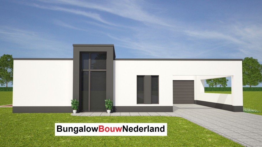 bungalow catalogus type L39 inpandige garage prefab ontwerp en bouw