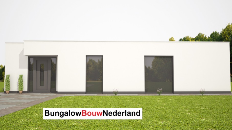 Bungalow L indeling  katalogus ontwerp energieneutraal type L79 