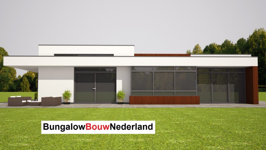 bungalow ontwerp L50 hoog afwerkingsniveau levenloopsbestendig  energieneutraa