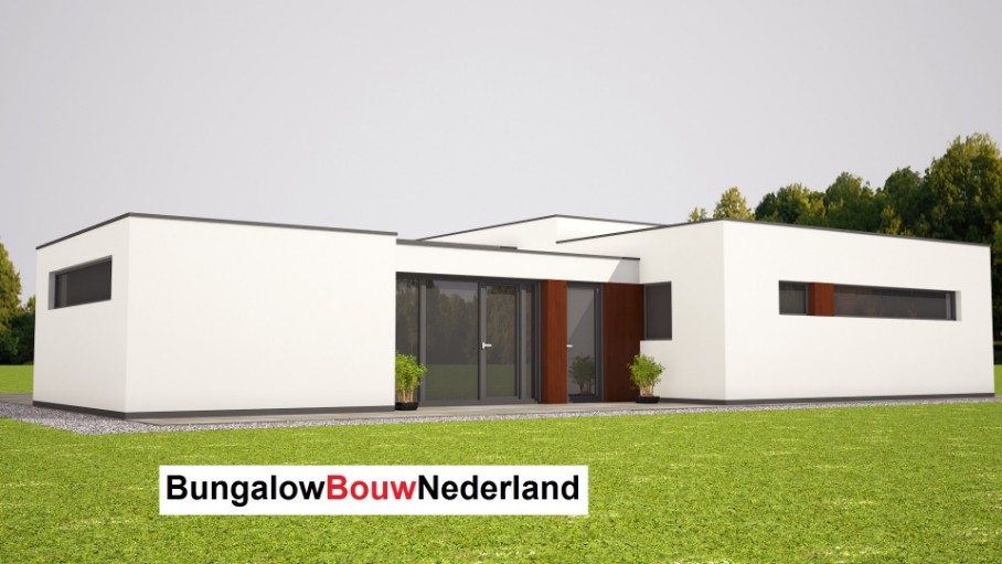 bungalow ontwerp L50 hoog afwerkingsniveau levenloopsbestendig  energieneutraa