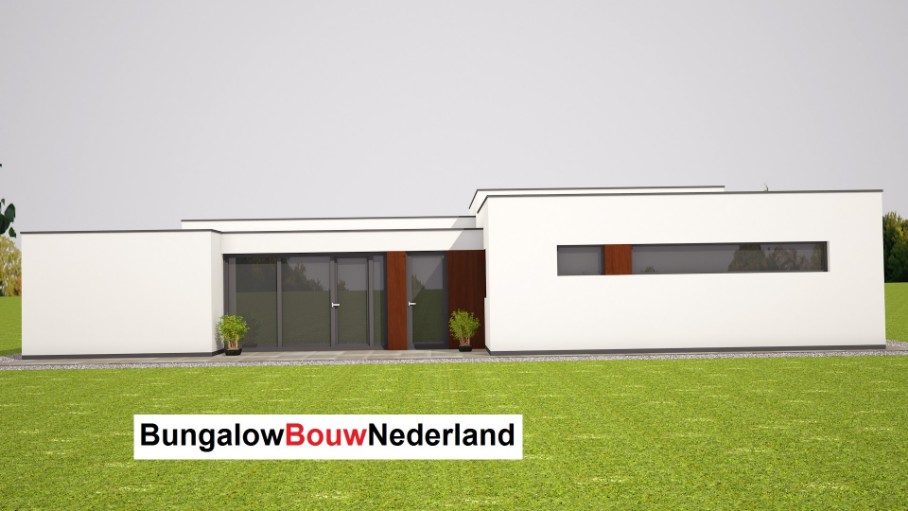 bungalow ontwerp L50 hoog afwerkingsniveau levenloopsbestendig  energieneutraa