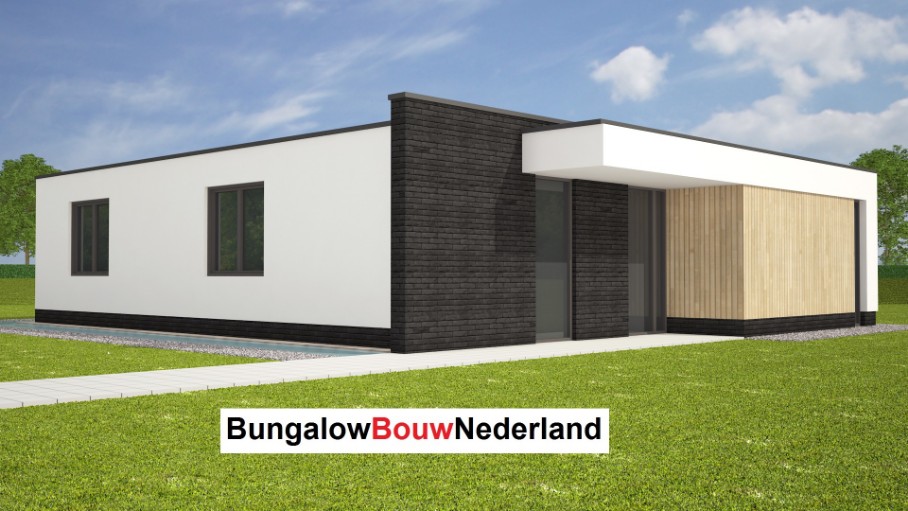 bungalow type L87 ontwerp en bouw energieneutraal overdekt terras in staalframebouw bungalow type L87 ontwerp en bouw energieneutraal overdekt terras in staalframebouw