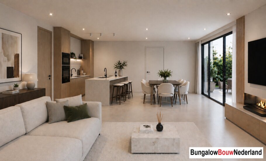 bungalowBouwNederland L168 interieur inspiratie renders foto's'printerest instagram