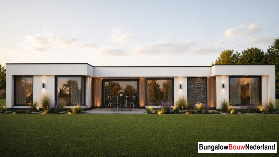 mooie betaalbare moderne bungalow ontwerp met architect type L70 