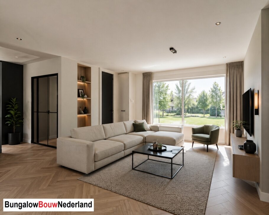 bungalowBouwNederland woning plat dak levensloopbestendig type 70  gevelaanzichten
