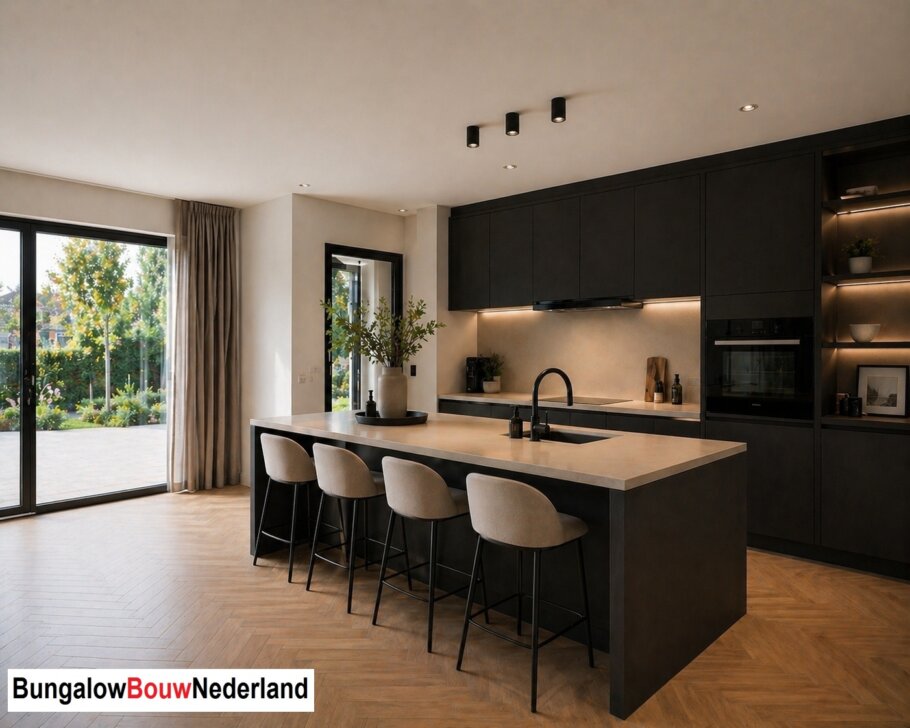 bungalowBouwNederland woning plat dak levensloopbestendig type 70  gevelaanzichten