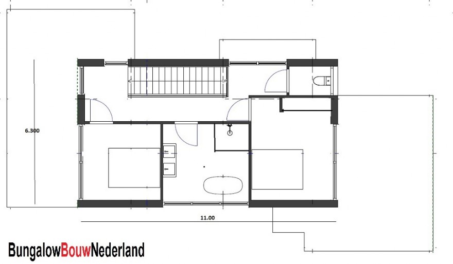 bungalowbouw en staalframebouw Nederland H397 moderne kubistische woning levensloopbestendig