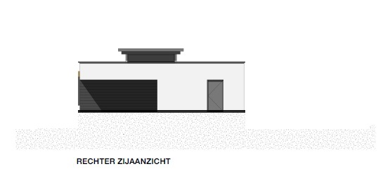 bungalowbouw-nederland grote gelijkvloers wonen inpandige garage L105 