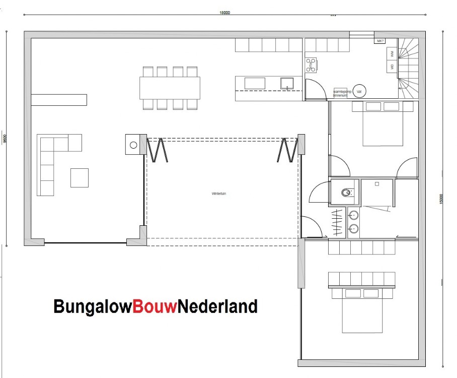 bungalowbouw nederland model L104 energieneutraal bouwkosten en prijs prijzen