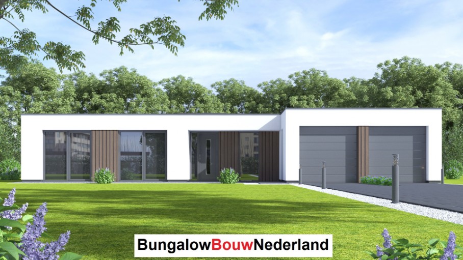 bungalowbouw nederland ontwerp L170 levensloop woning woonkamer verhoogd plafond  ATLANTA METEOR