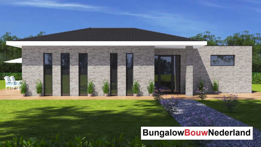 bungalowbouwnederland K158 energieneutraal levensloopbestendig gelijkvloers  staalframebouw