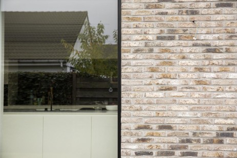 Bungalowbouw-Nederland duurzame gevelafwerking steenachtig strip Bungalowbouw-Nederland duurzame gevelafwerking steenachtig strip
