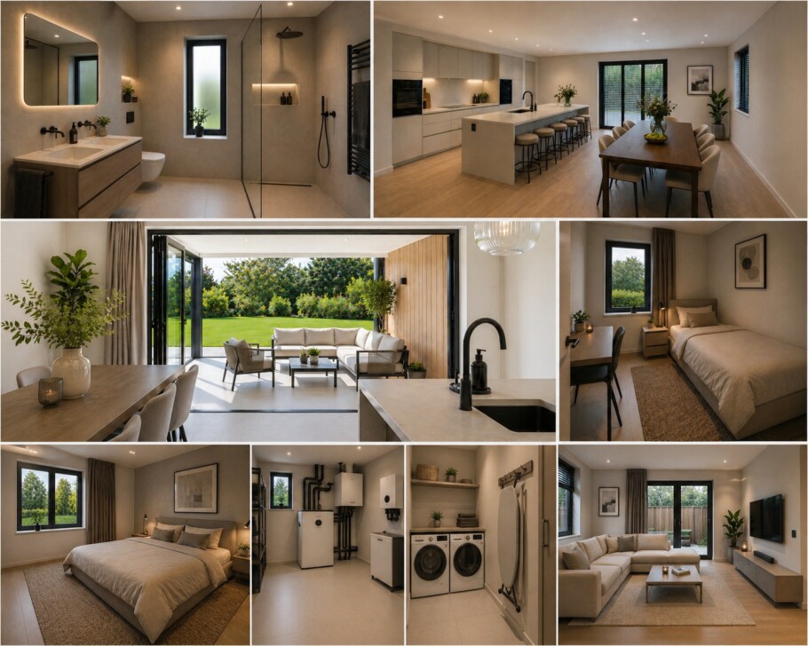 Bungalow Bouw Nederland type 150 levensloopbestendig Staalframebouw energieneutraal