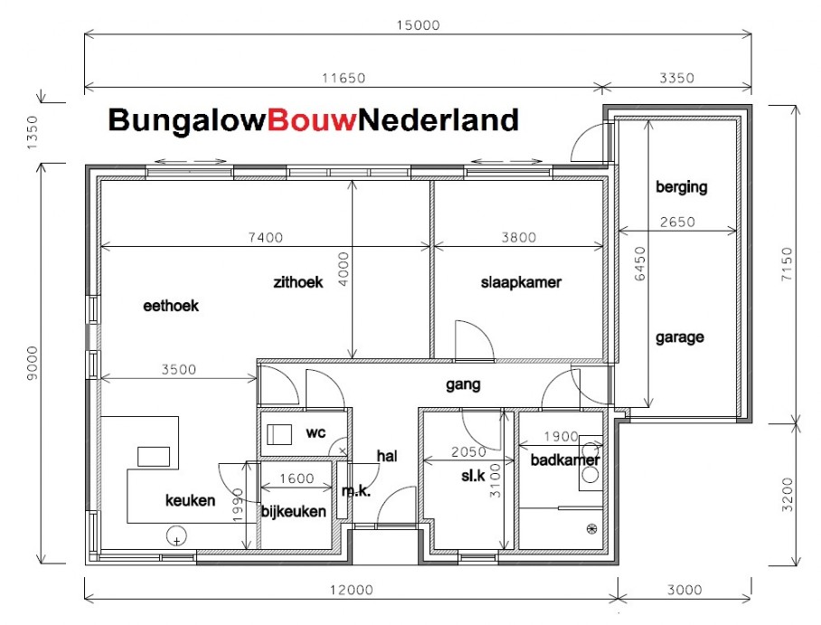 bbungalowontwerp L45 energieneutraal gelijkvloers catalogusbouwer plattegrond indeling bungalowontwerp L45 energieneutraal gelijkvloers catalogusbouwer plattegrond indeling