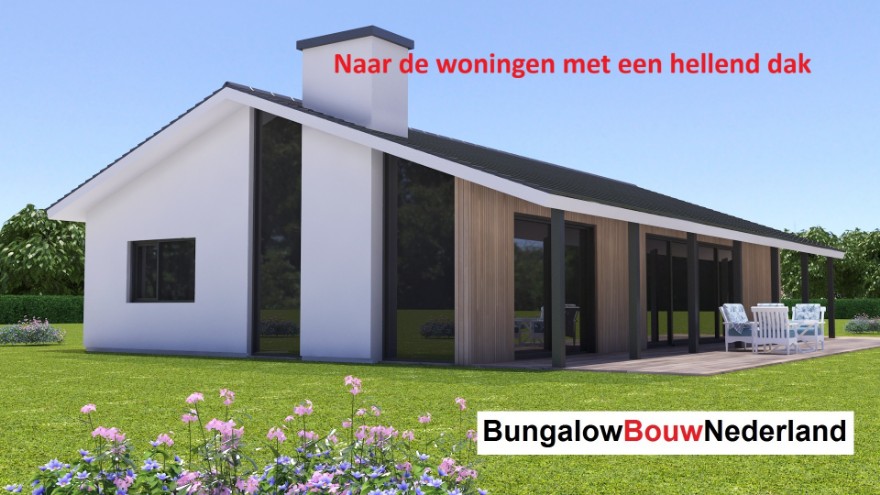BungalowBouw Nederland woningen met hellend dak