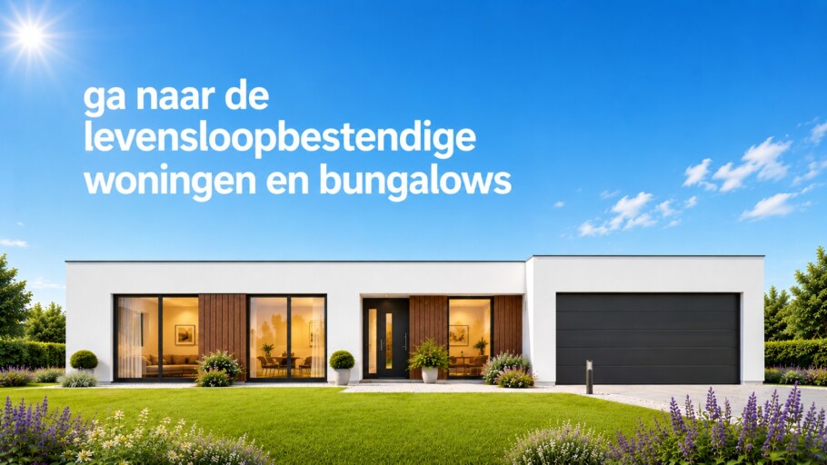 Bungalowbouw Nederland doorverwijzingsplaatje 1 laagse woningen