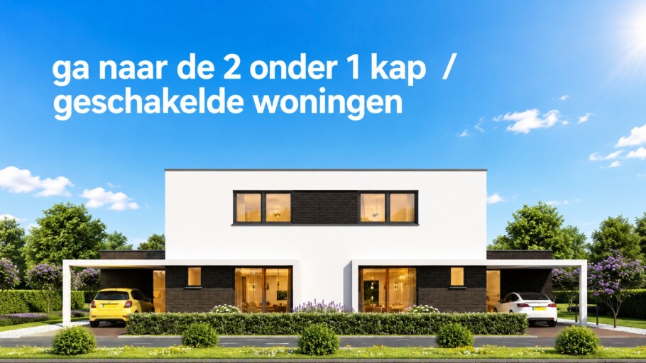 Bungalowbouw Nederland geschakelde woningen