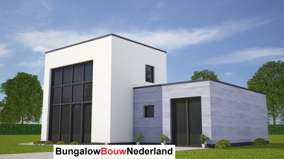 gelijksvloerse levensloopbestendige woning met kleine verdieping ontwerp H125