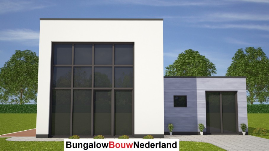 gelijksvloerse levensloopbestendige woning met kleine verdieping ontwerp H125