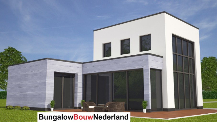 gelijksvloerse levensloopbestendige woning met kleine verdieping ontwerp H125