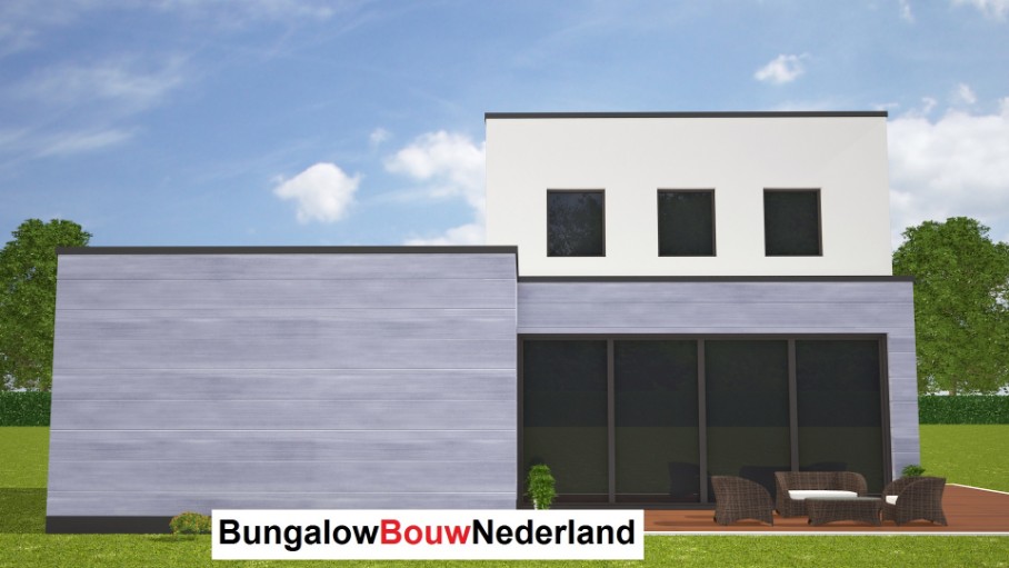 gelijksvloerse levensloopbestendige woning met kleine verdieping ontwerp H125