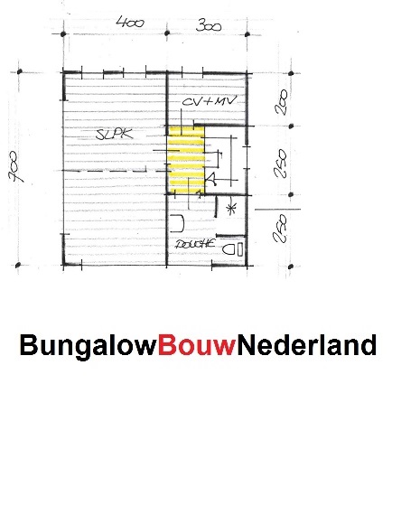 gelijksvloerse levensloopbestendige woning met kleine verdieping ontwerp H125