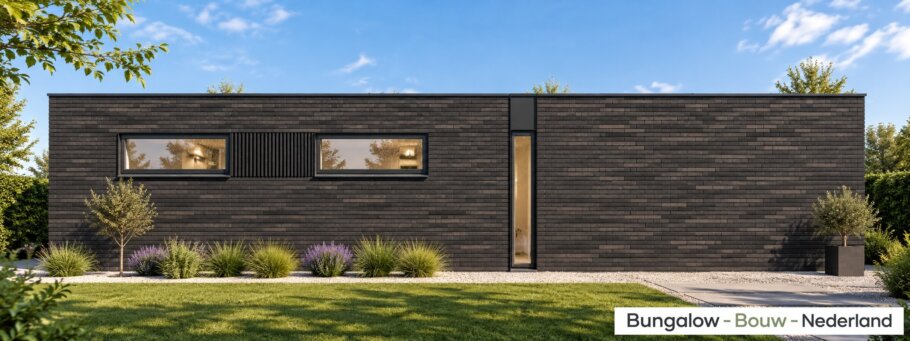 Moderne gelijkvloerse L-vorm bungalow BBN L-203