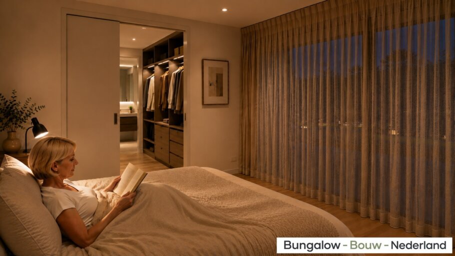 Modern interieur van gelijkvloerse bungalow L-100-v1