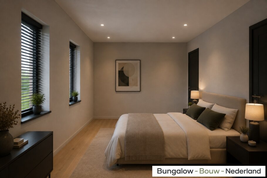 Modern interieur bungalow L-152 met open leefruimte