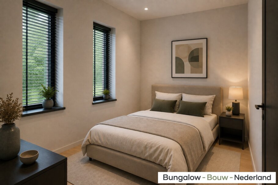 Modern interieur bungalow L-152 met open leefruimte