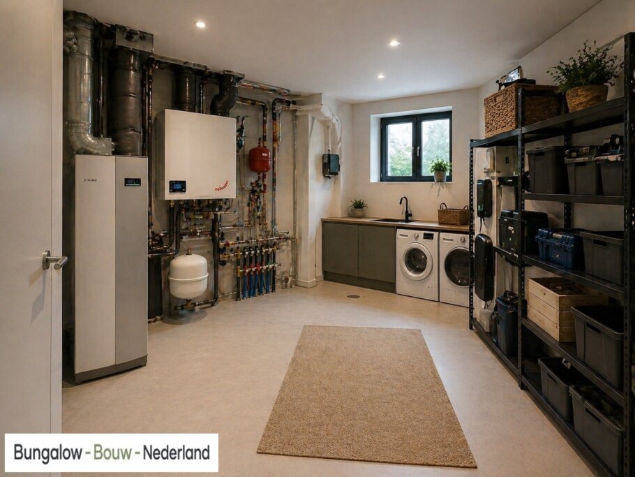 Moderne interieurbeelden van levensloopbestendige bungalow L-169
