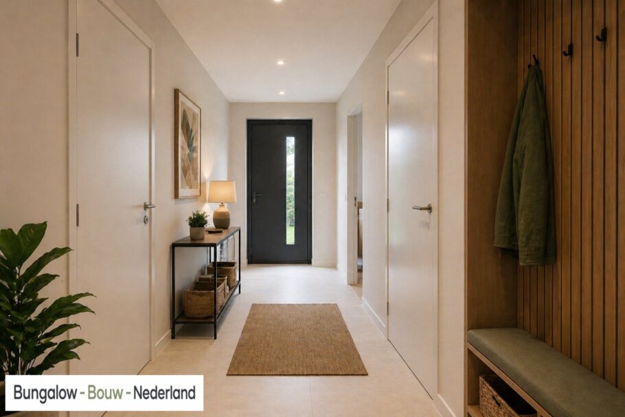 Moderne interieurbeelden van levensloopbestendige bungalow L-169