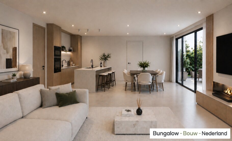 Modern interieur voor levensloopbestendige bungalow L-168