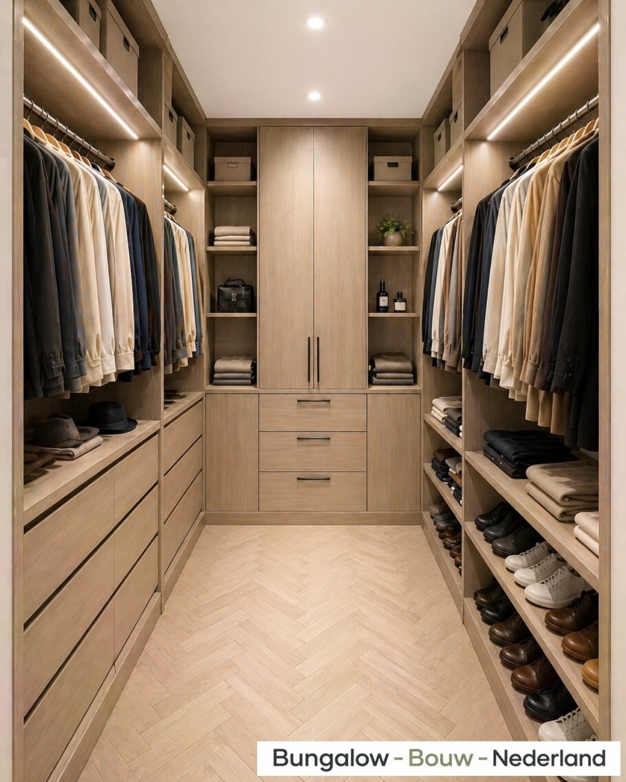 Modern interieur van levensloopbestendige bungalow L-163