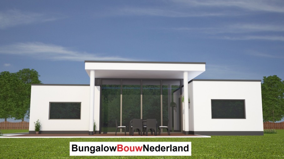 levensloopbestendige bungalow met verhoogd dak en inpandige garage bouwen ontwerp L27