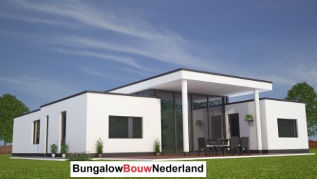 levensloopbestendige bungalow met verhoogd dak en inpandige garage bouwen ontwerp L27 levensloopbestendige bungalow met verhoogd dak en inpandige garage bouwen ontwerp L27