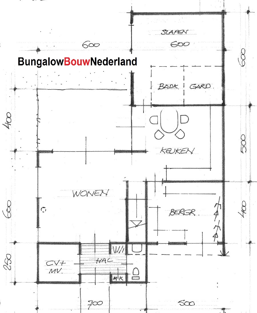 moderne woning gelijkvloers levensloopbestendig met kleine verdieping ontwerp H126v2