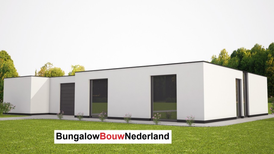 mooie betaalbare moderne bungalow ontwerp met architect type L70 