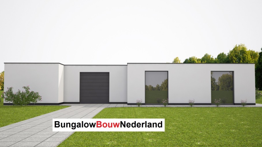 mooie betaalbare moderne bungalow ontwerp met architect type L70 