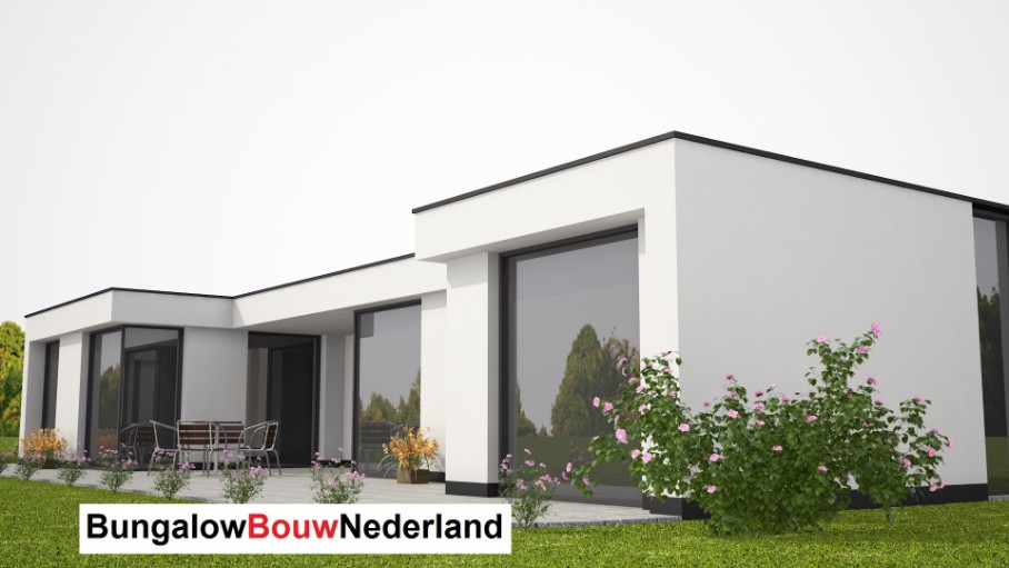 mooie betaalbare moderne bungalow ontwerp met architect type L70 