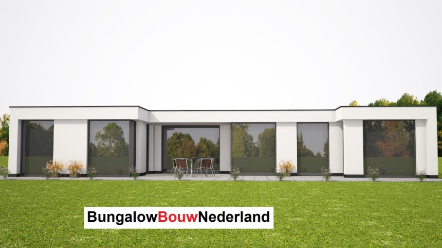 mooie betaalbare moderne bungalow ontwerp met architect type L70 