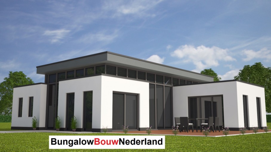 mooie bungalow alles gelijksvloers met hoog dak energieneutrale bouw type L29