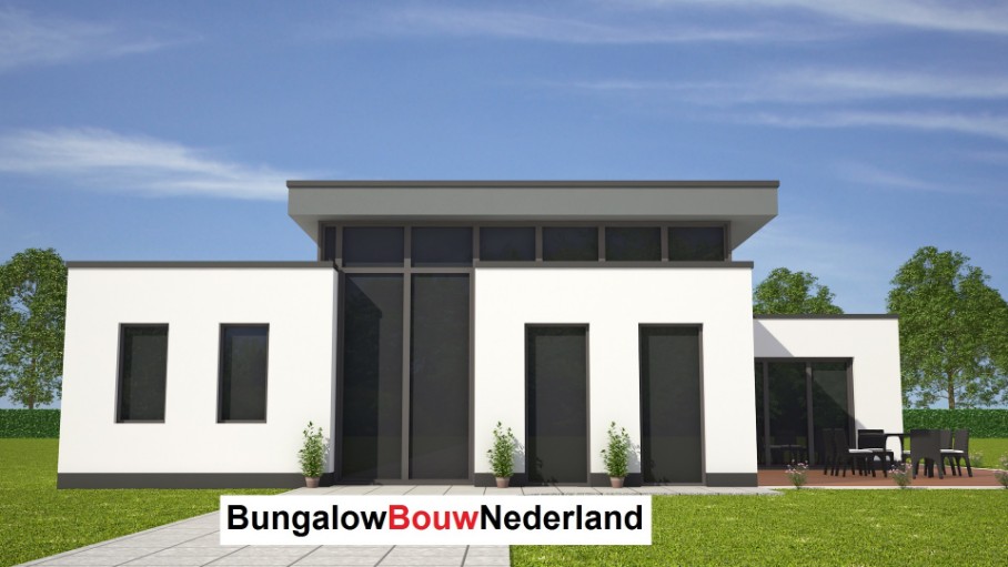 mooie bungalow alles gelijksvloers met hoog dak energieneutrale bouw type L29