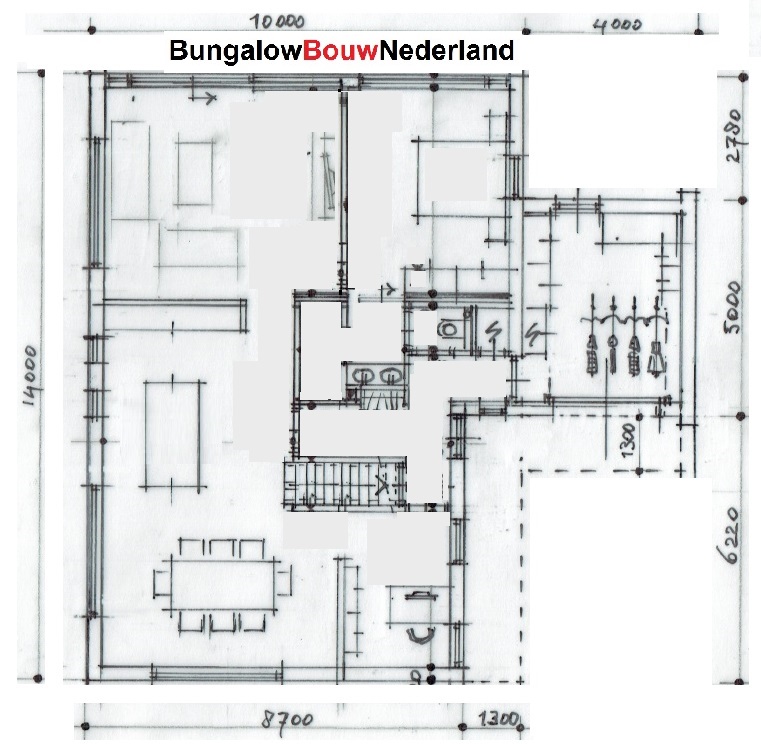 plattegrond alles gelijkvloers woonkamer slaapkamer badkamer H289 plattegrond alles gelijkvloers woonkamer slaapkamer badkamer H289